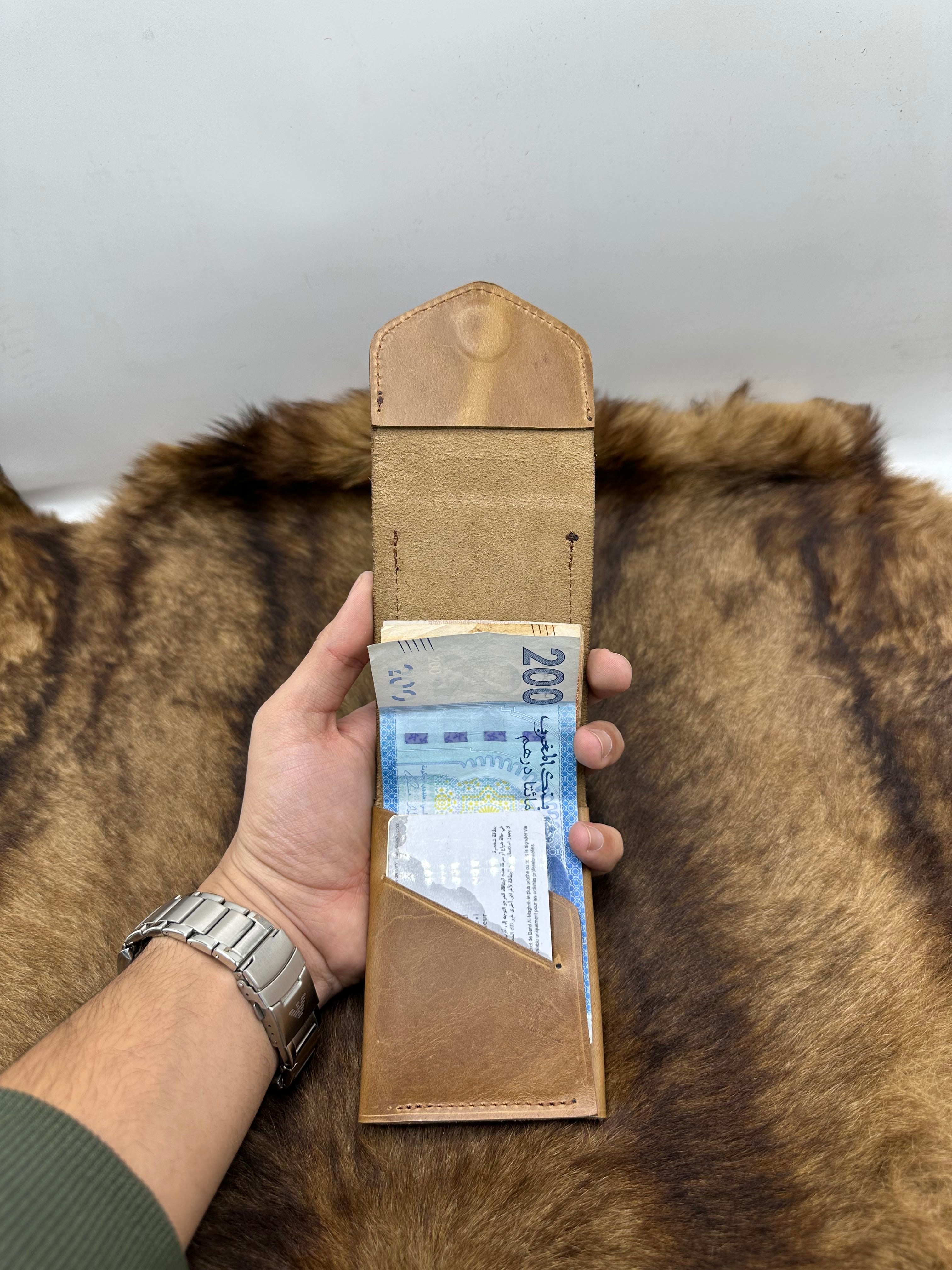 Leather Wallet - Handmade