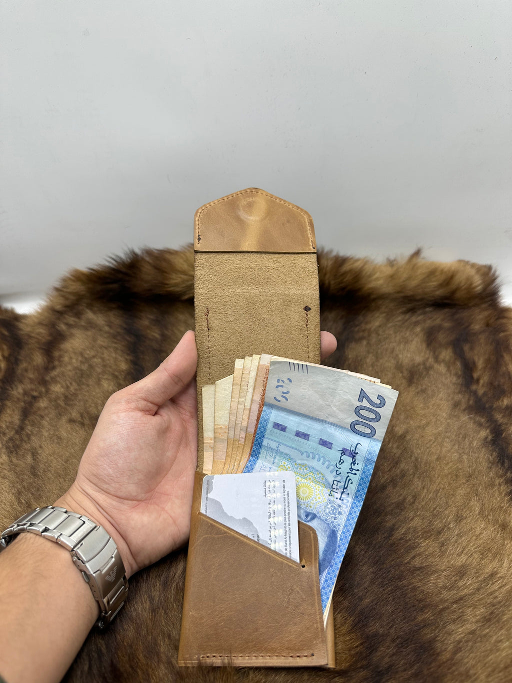 Leather Wallet - Handmade
