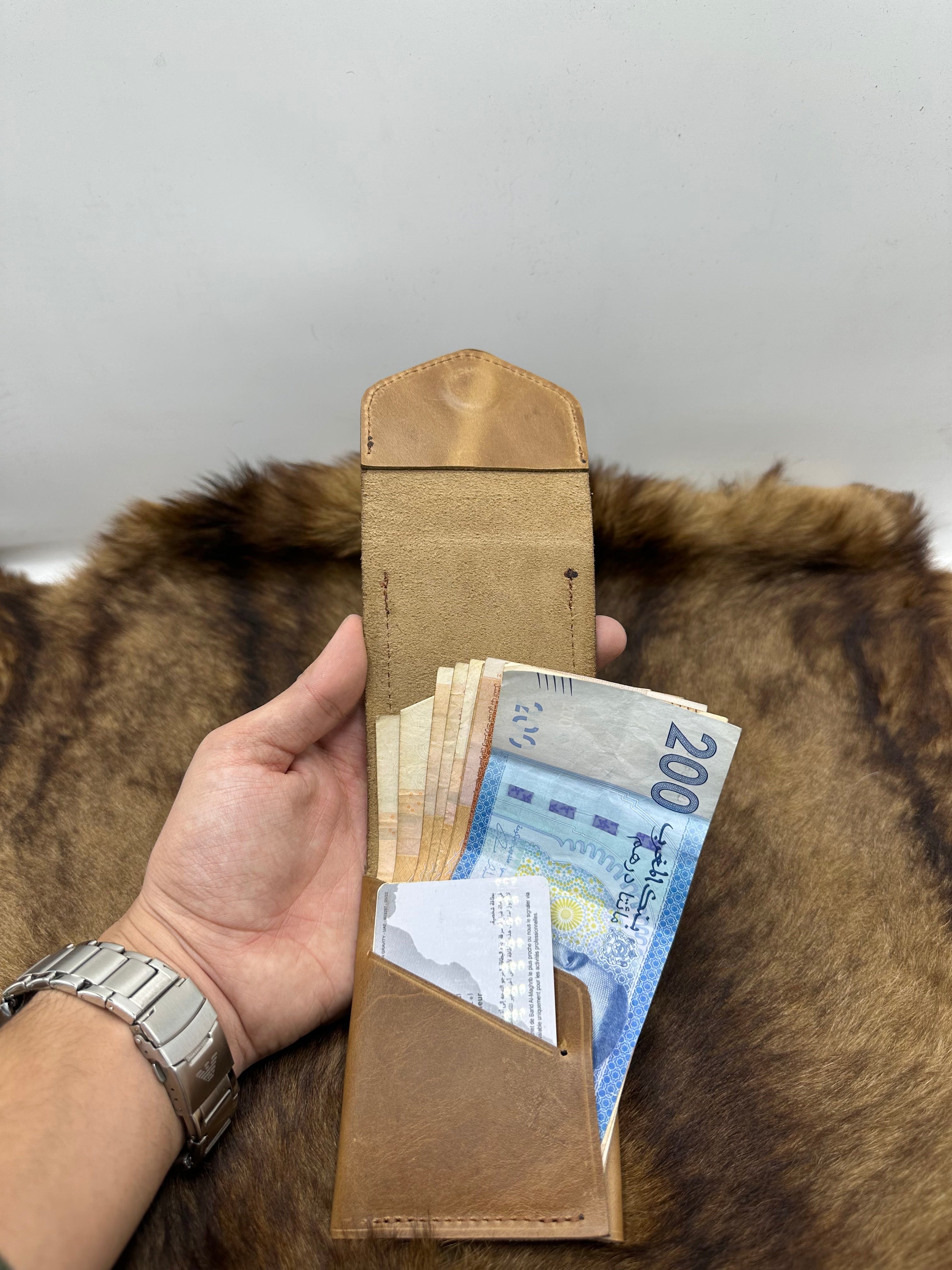 Leather Wallet - Handmade